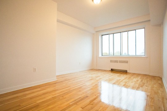 large room completely repainted