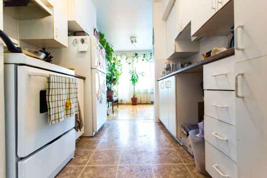 Kitchen and dining area