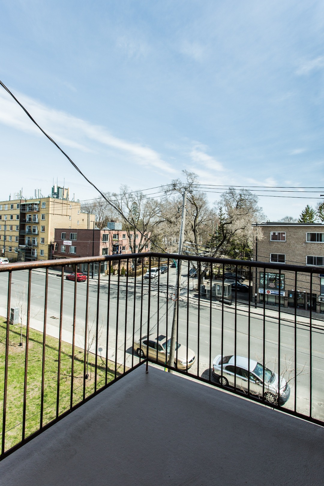 View from balcony